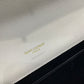 YSL_魚子醬手拿包-白色金扣
