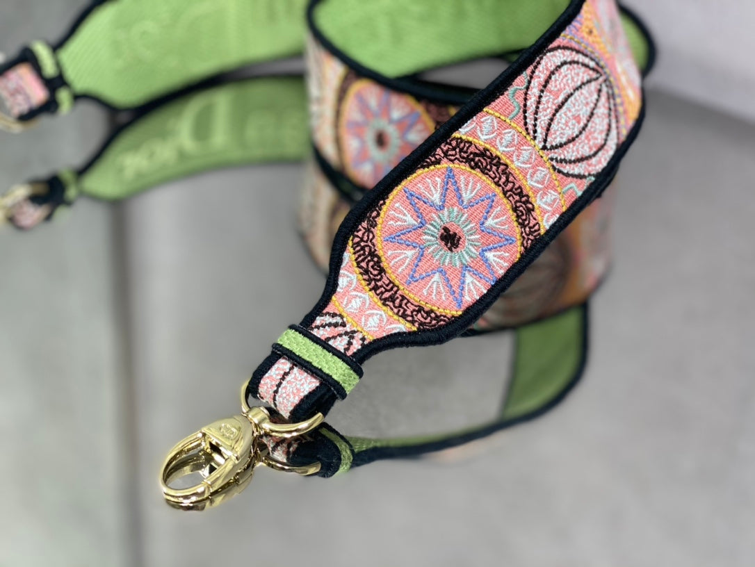 Dior Lady D-Lite手袋-24cm-多色花朵