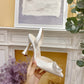 Manolo Blahnik-22SS 晶飾搭扣高跟鞋 白色 8cm