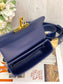 Dior 蒙田 Mini Box-金扣-17.5cm-深藍