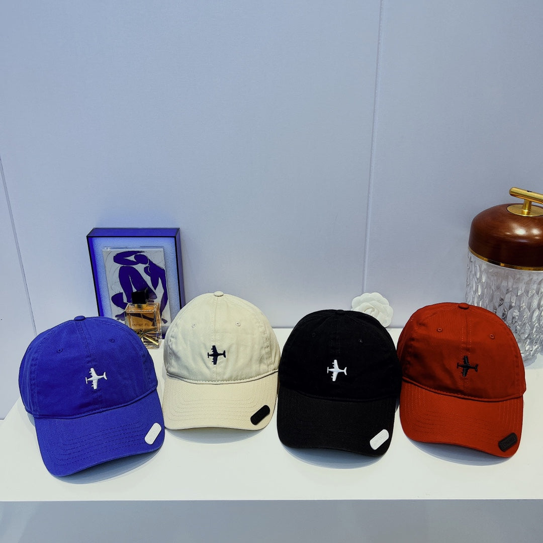 小香家-刺繡飛機LOGO棒球帽 4色