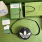 古G家- adidasxGucci聯名系列 肩背包 22x22x7cm 黑色拼
