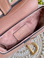 Dior Saddle 馬鞍包-平紋-小號豆沙色-19.5cm