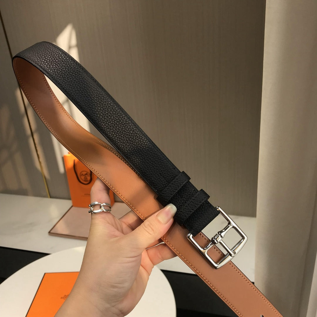 小愛款-黑色皮帶-3.5cm-男款
