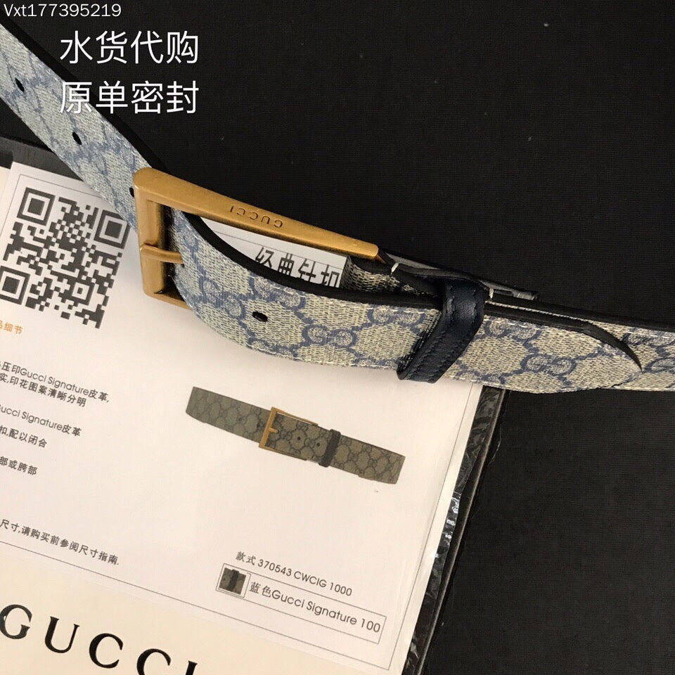 古G家-皮帶-3.8cm