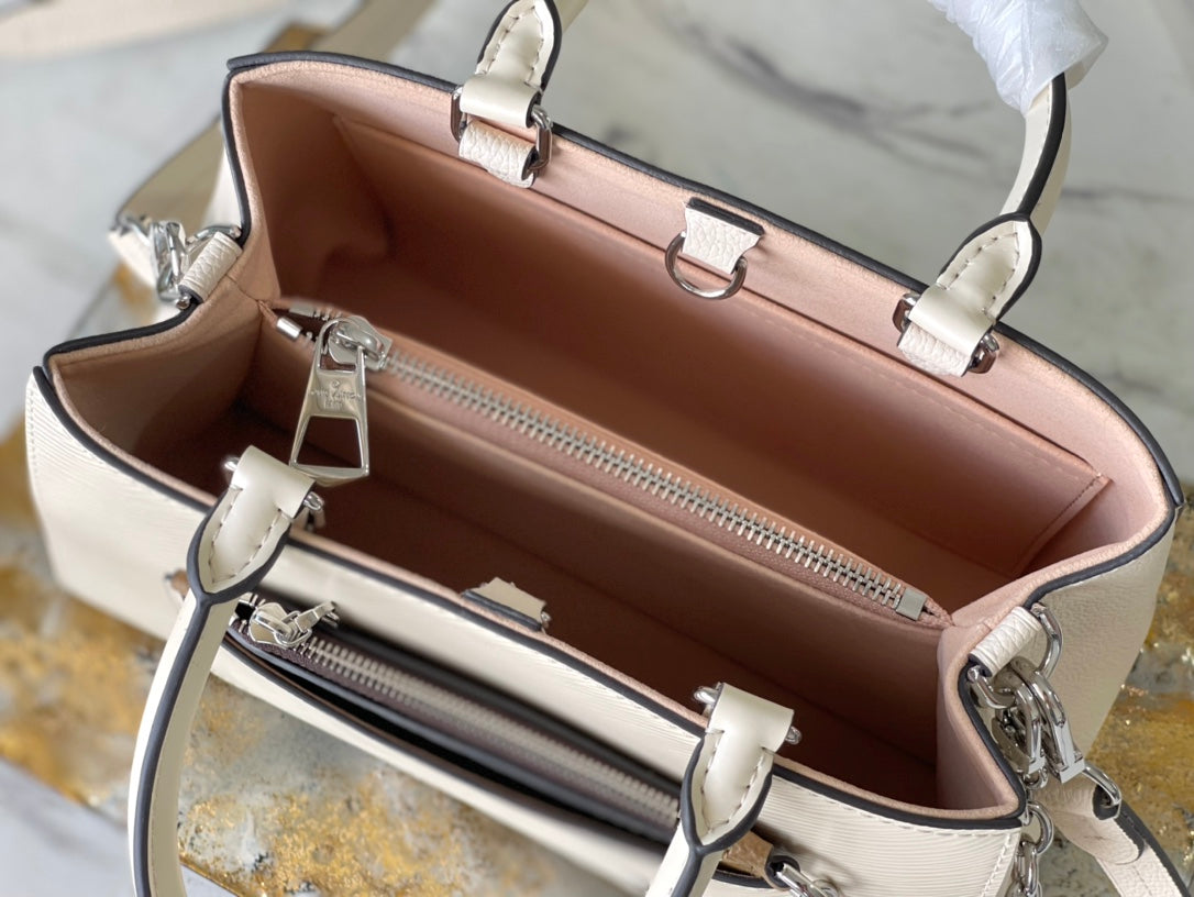 M20520 路L家-Marelle Tote 小號 米色