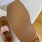 Chloe鞋-Chloe Woody Logo 涼鞋（粉）