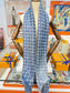 路L家-漸變牛仔老花披肩 Denim Gradient 142.5cm