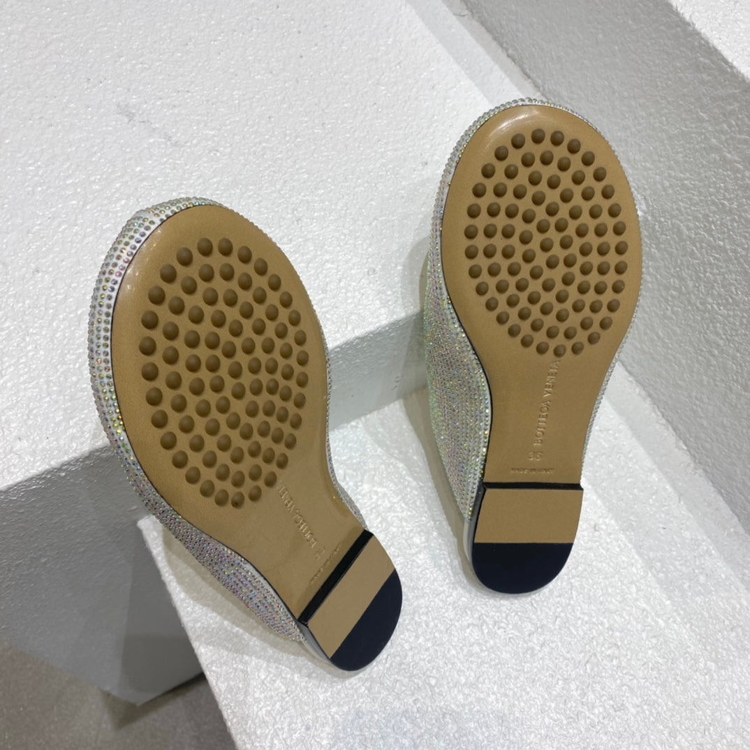 B編織-22S官網秋冬新品 豆豆鞋底鑽拖（35-39，40-42可訂製）