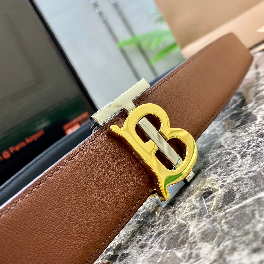 巴B家-黑色皮帶-3.5cm