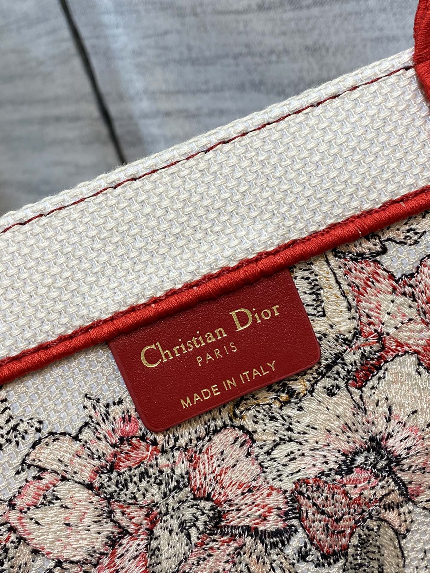 Dior Book Tote-大號41.5cm-蝶戀花刺繡