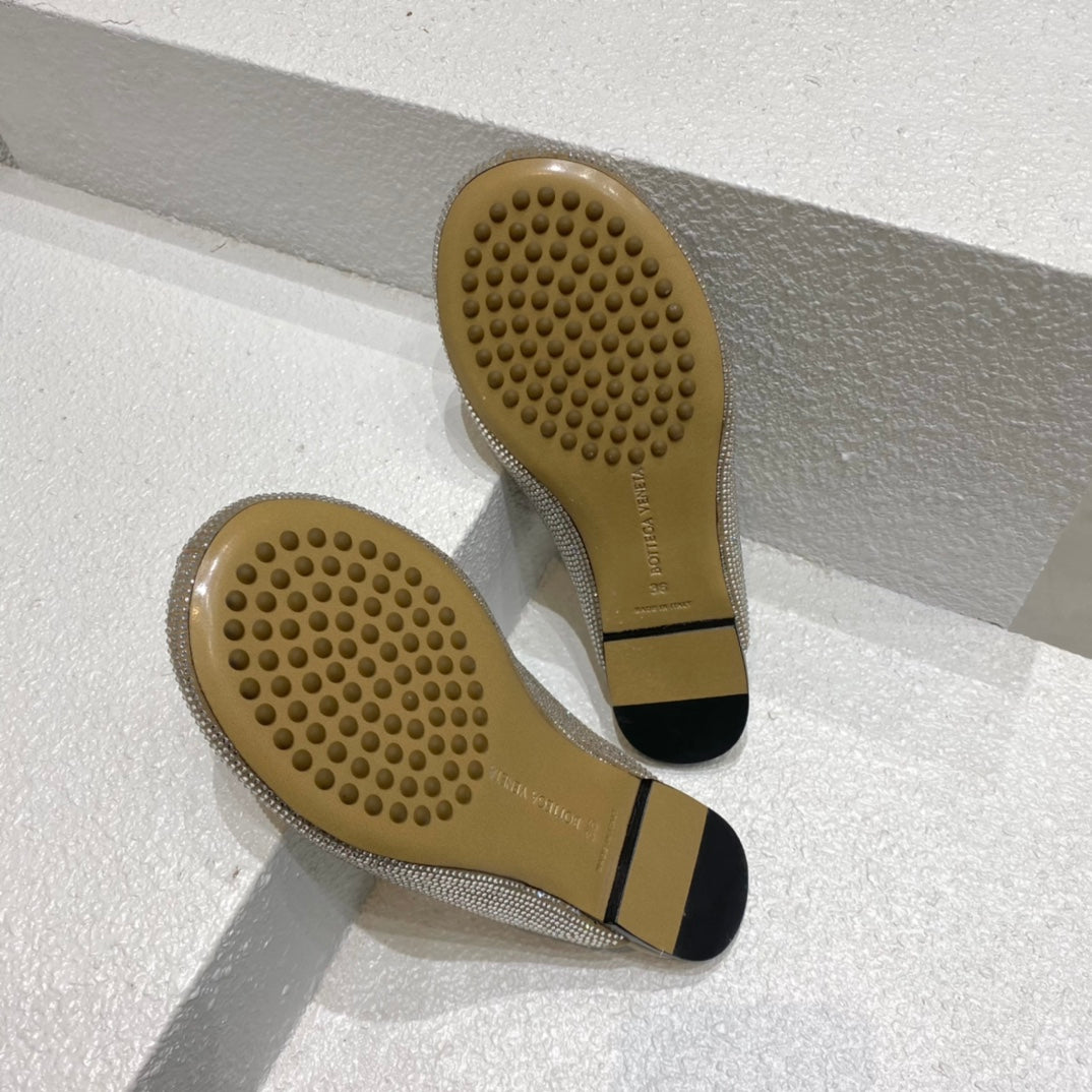 B編織-22S官網秋冬新品 豆豆鞋底鑽拖（35-39，40-42可訂製）