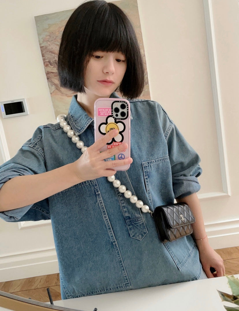 Chanel 珍珠鏈條小包