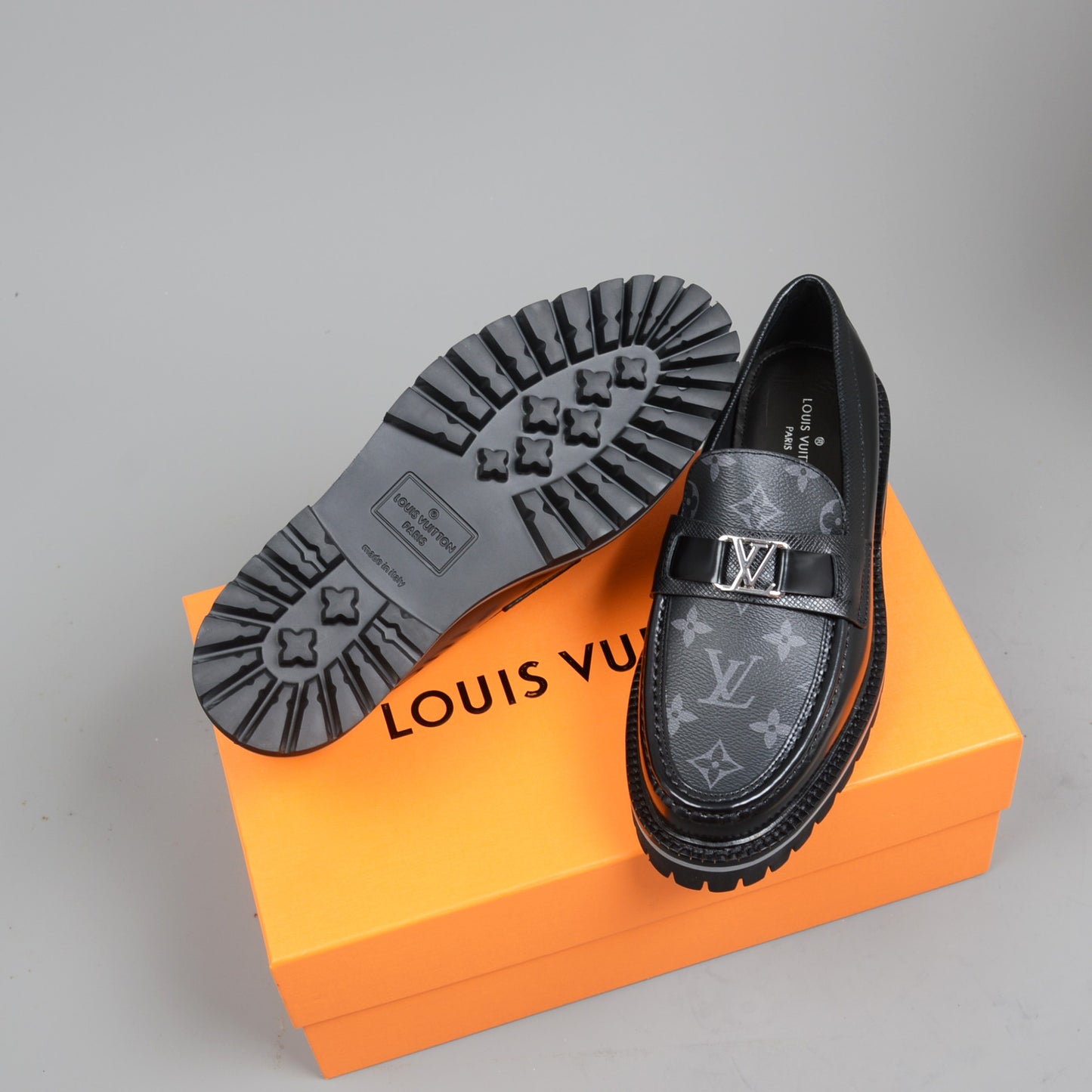 Lou-厚底皮鞋