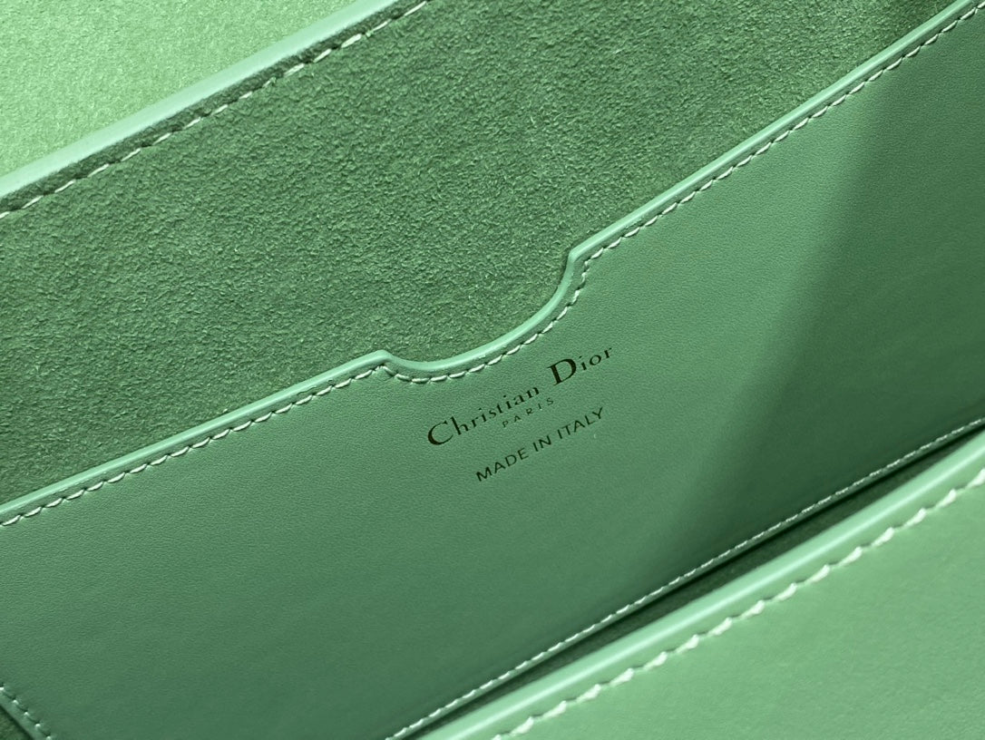 Dior Bobby-大號27cm-薄荷綠牛皮