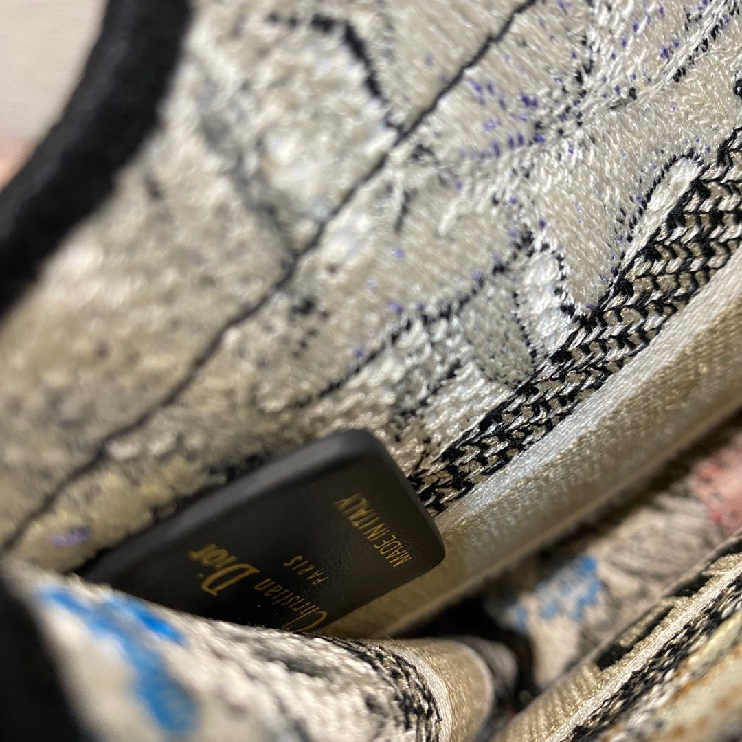 Dior Book Tote Mini 23cm-月季花系列