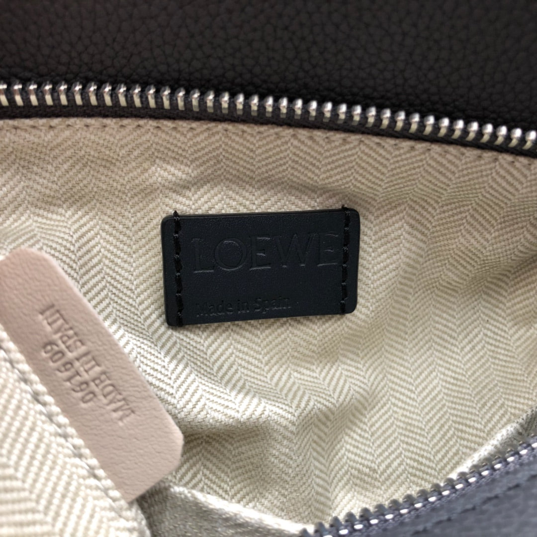 羅L威-Puzzle bag 顆粒紋 小號