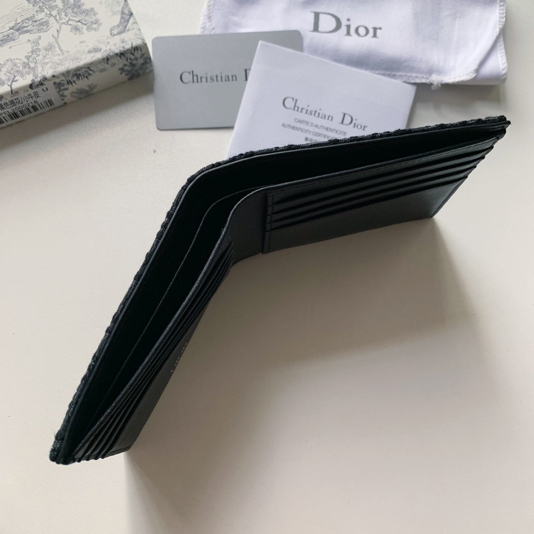 Dior 男款老花短夾