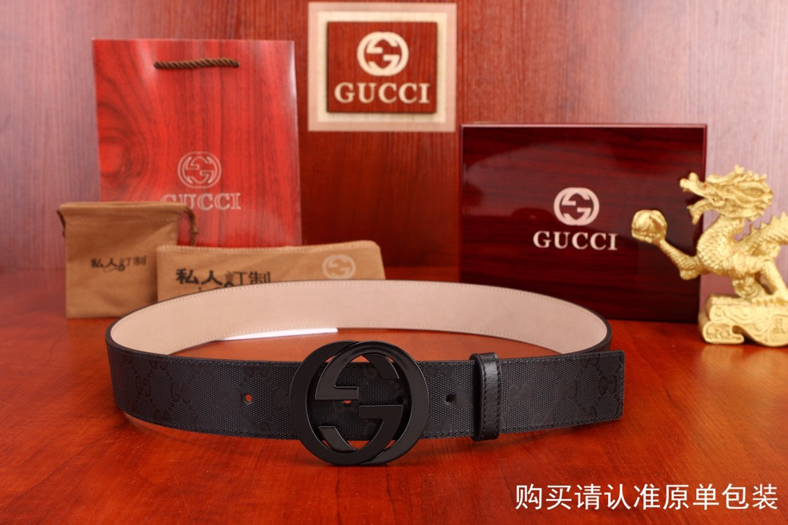 古G家-皮帶-3.8cm-男款