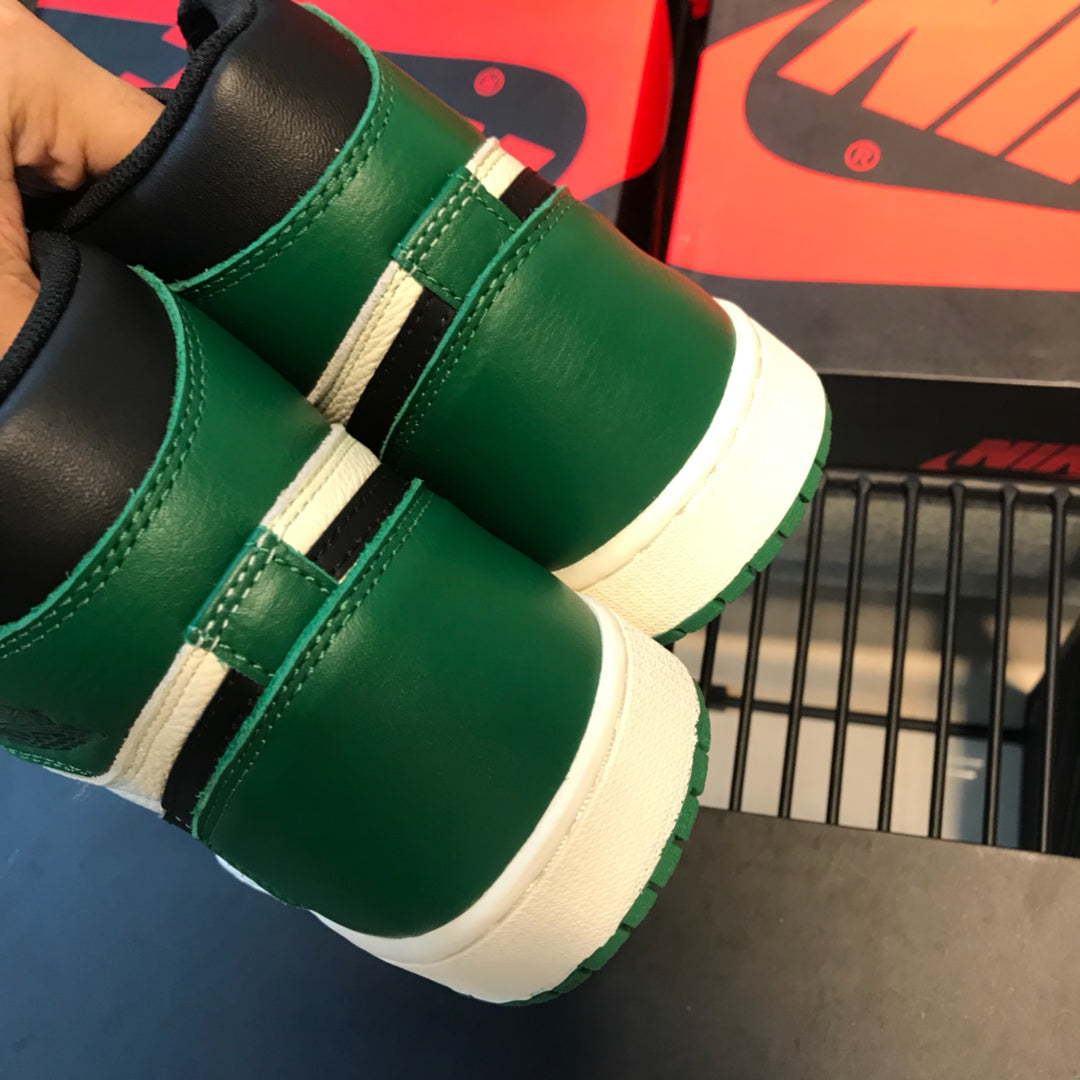 N1K- Air Jordan AJ1 高筒板鞋 黑綠色