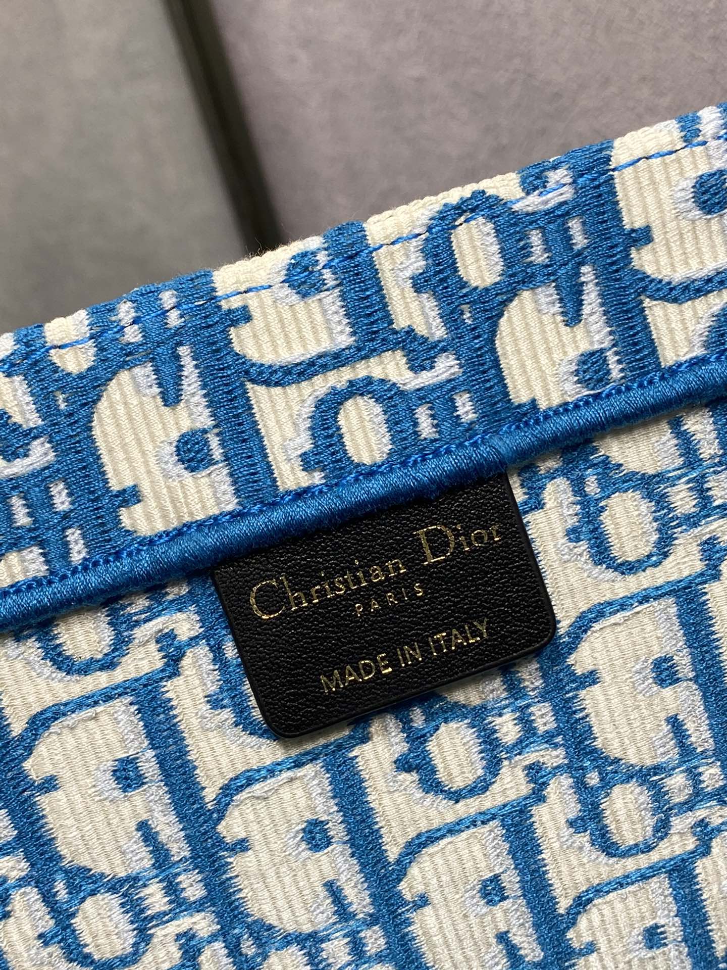 Dior Book Tote-大號41.5cm-淺藍老花