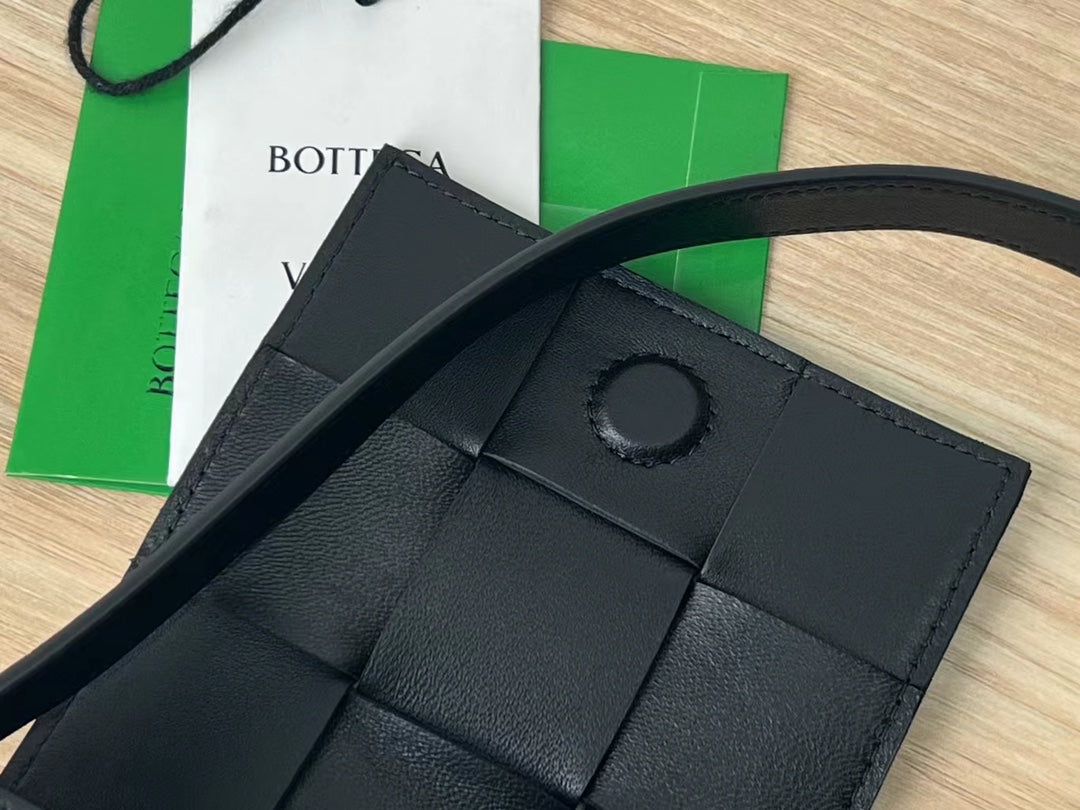 B編織-羊皮方格Mini cassette Bag 迷你編織包 12x8x4cm