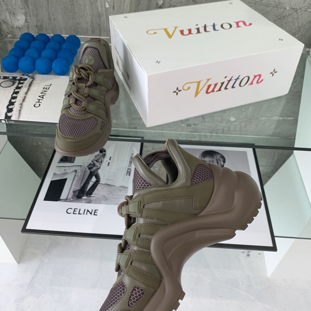 LV鞋-LV老爹鞋（軍綠）
