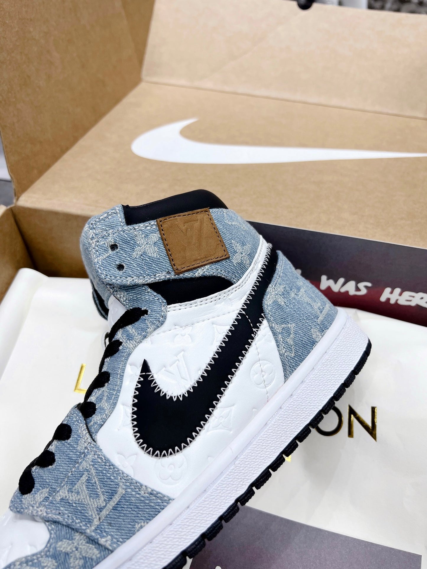 路L家-Nike  Air Jordan 1 Low AJ1 運動籃球鞋 男女同款 牛仔藍