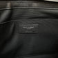 YSL 經典MONOGRAM中號絎縫皮革手包-黑色小牛皮銀扣