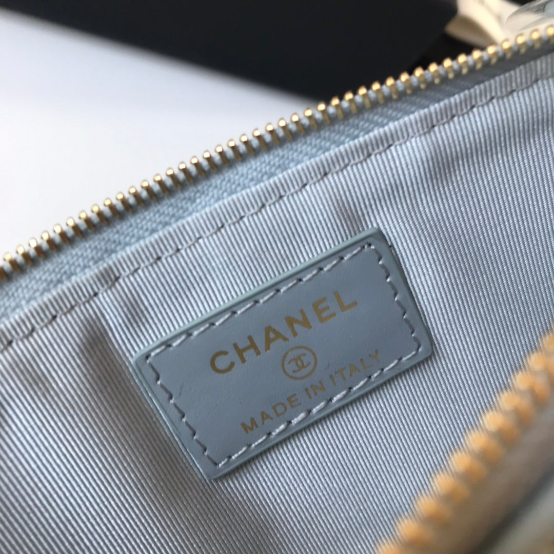 Chanel 拉鍊長夾卡包-扁長夾