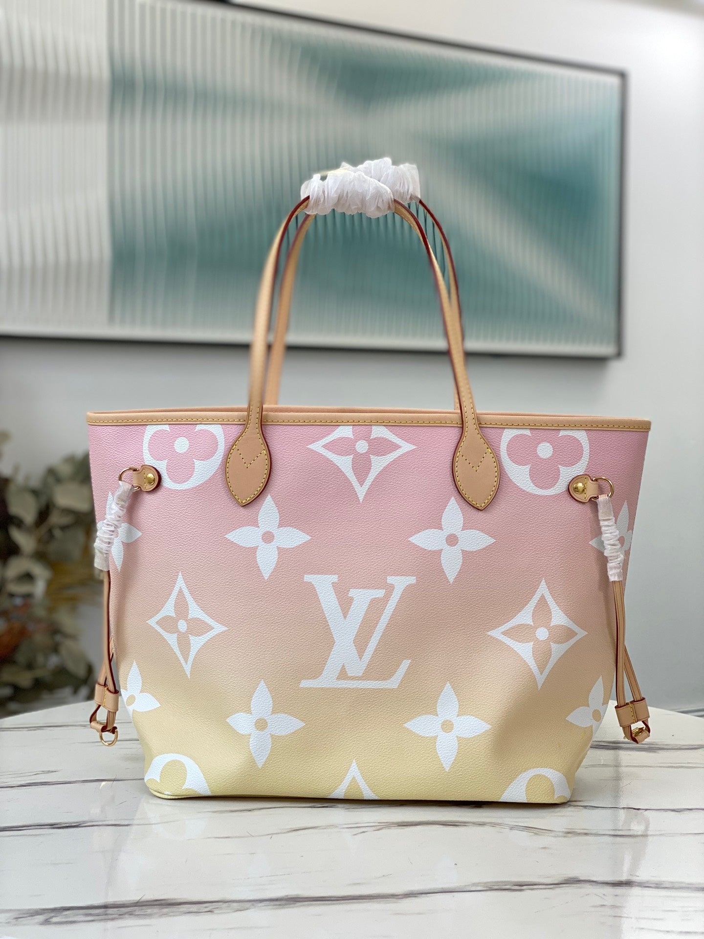 M45680 路L家-Neverfull ote 包 手袋 中號 淺粉色