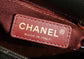 Chanel mini coco handle-黑色球紋牛皮-淡金扣