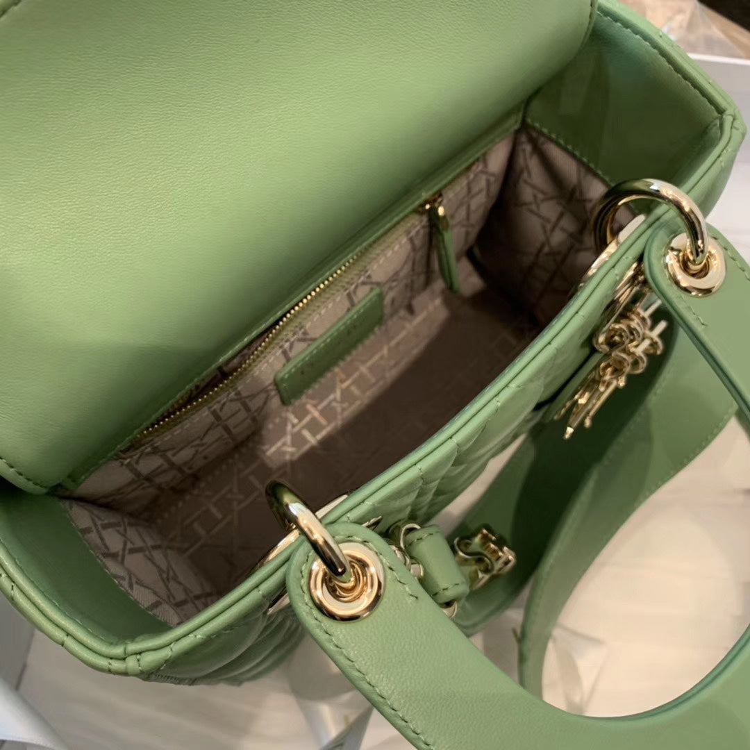 Dior-Mini Lady Dior手袋-四格黛妃-24cm