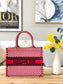 Dior Book Tote-小號36.5cm-刺繡波點