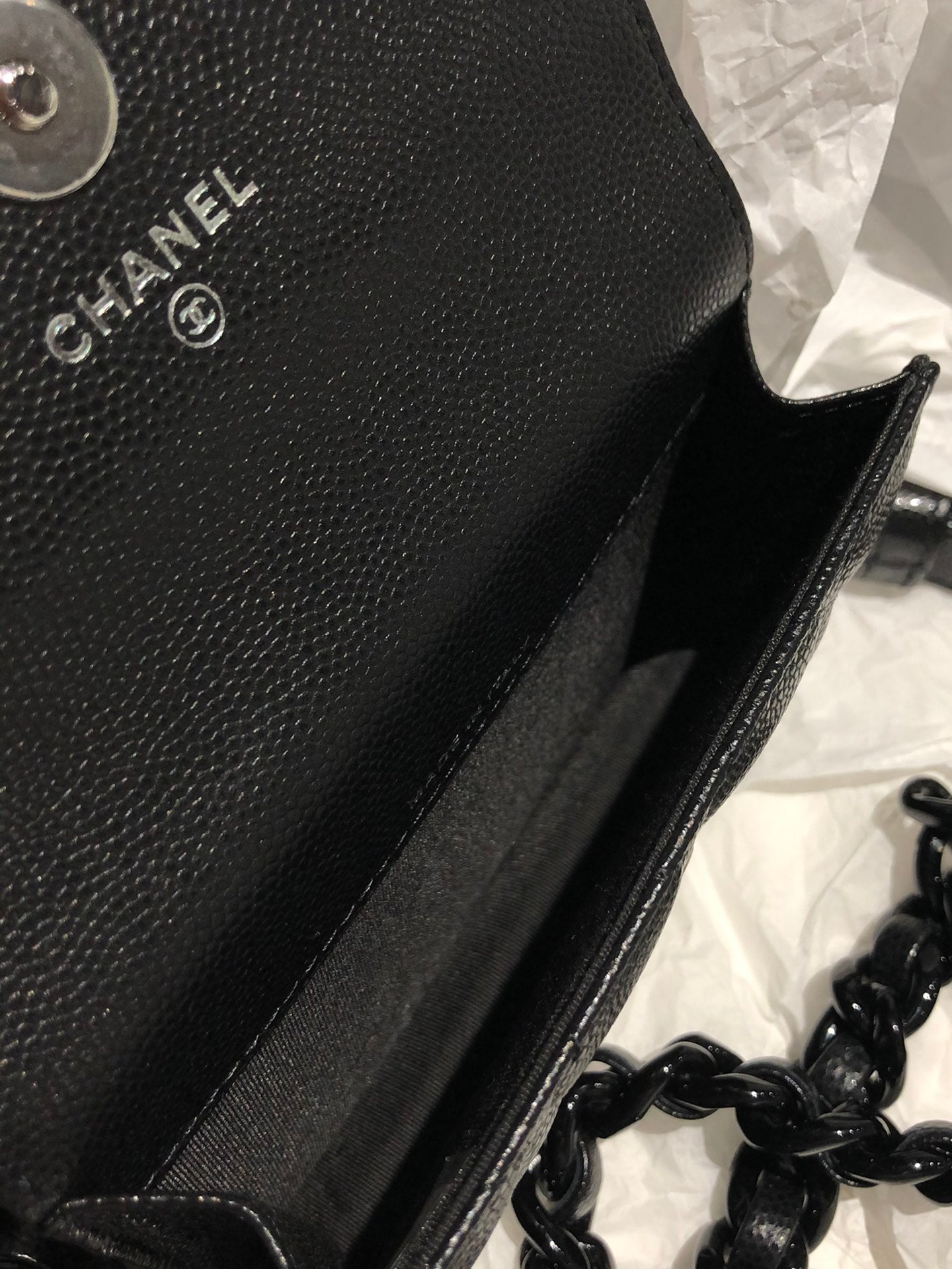 Chanel 黑色卡包
