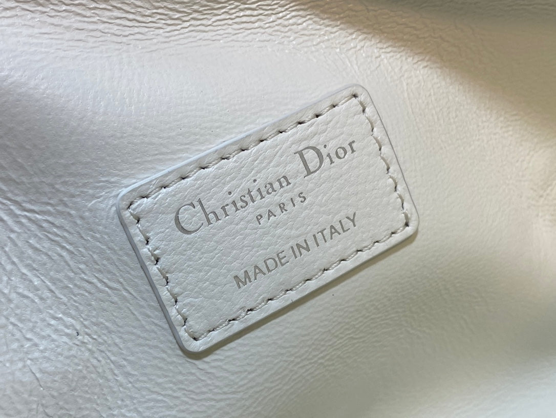 Dior-Nomad手提包 飯盒包 大號 奶白色