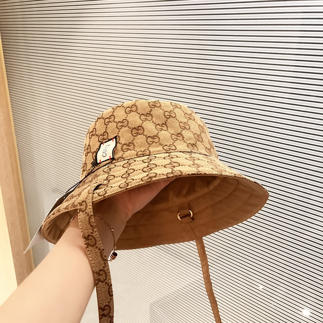 古G家-專櫃同步老花漁夫帽-雙面