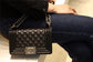 Chanel Leboy Mini-黑色胎牛皮-復古銀扣