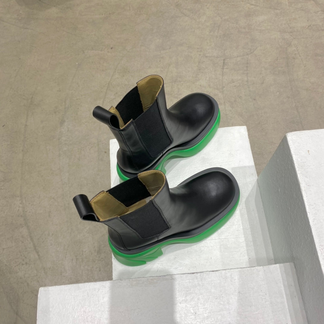 B編織-22ss 厚底中筒靴（35-39，40-41可訂製）