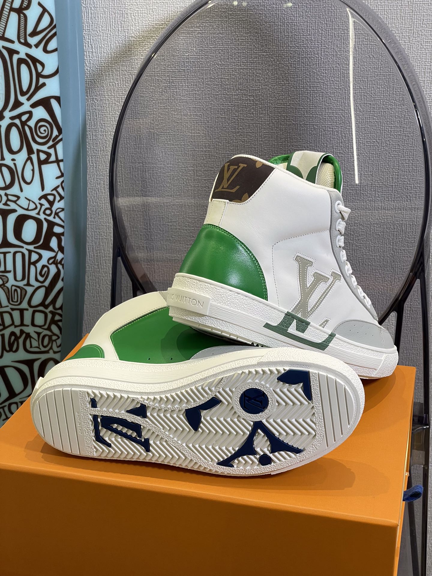 LV鞋-LV Trainer 高筒 休閒鞋