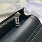 Dior 黑色提花帆布 男款長夾