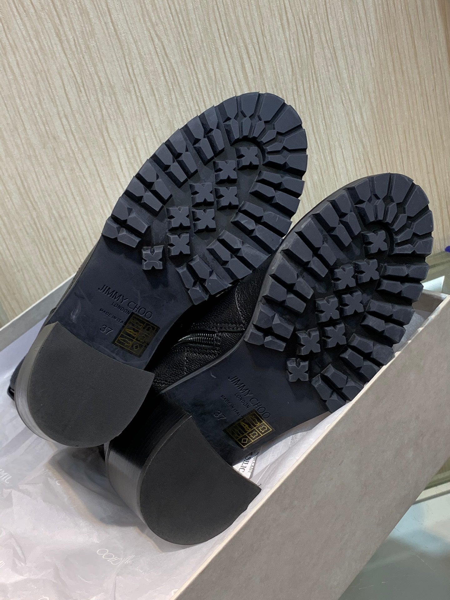 JC傑米-2022秋冬新款 施華洛奇水鑽女靴 6.5cm