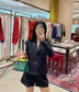 古G家-Diana 迷你手提袋-復古竹節托特包 20*16*10cm
