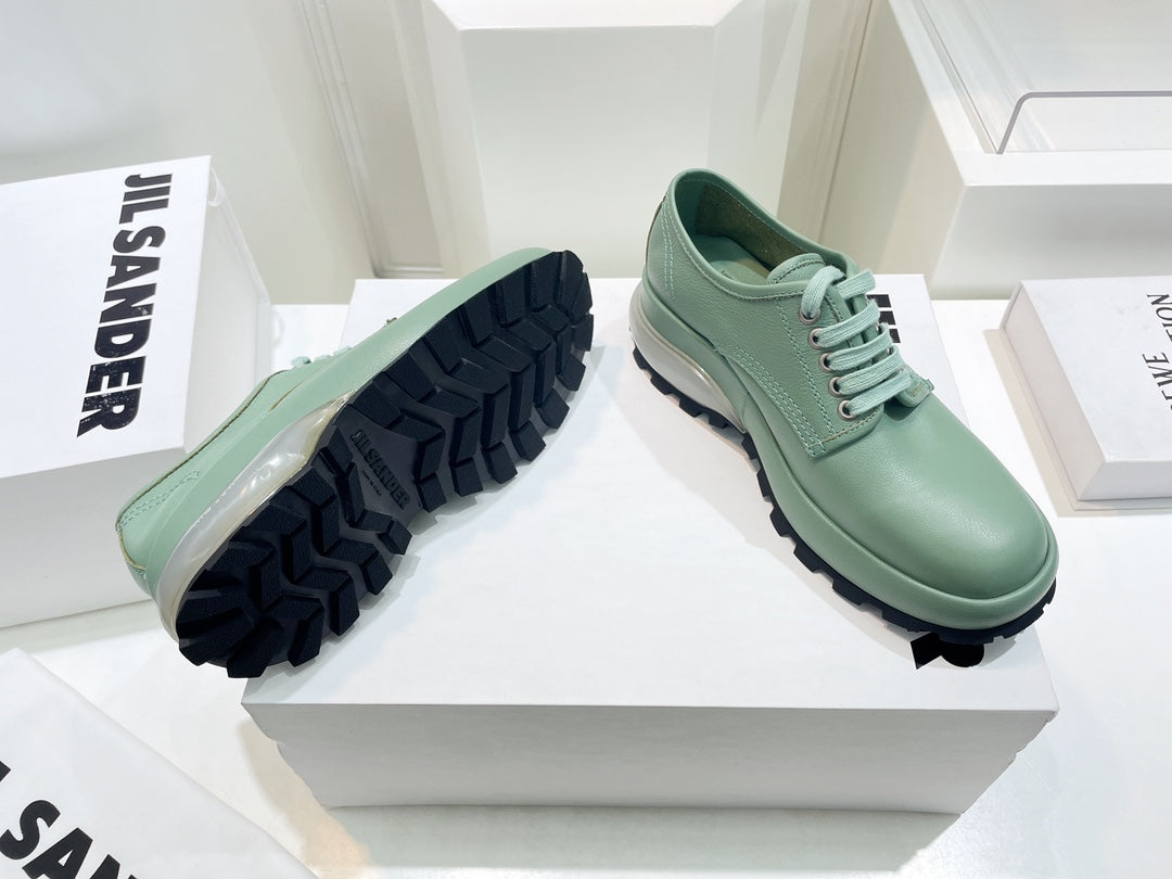 Jil sander-2022秋冬 爆休閒系列 厚底透明跟低幫休閒鞋 情侶款