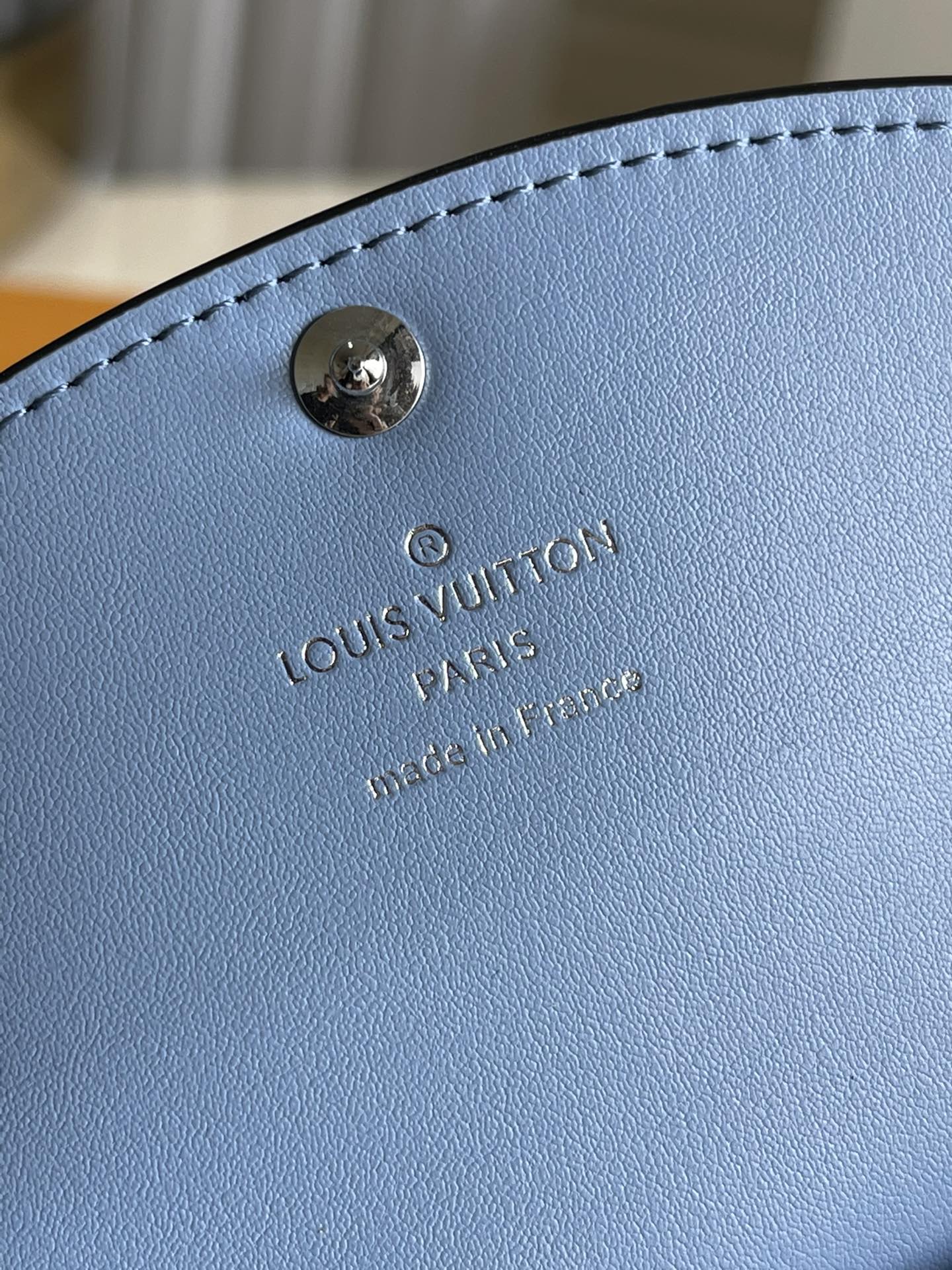 LV M64050漸變藍 ANAé 零錢包／卡包