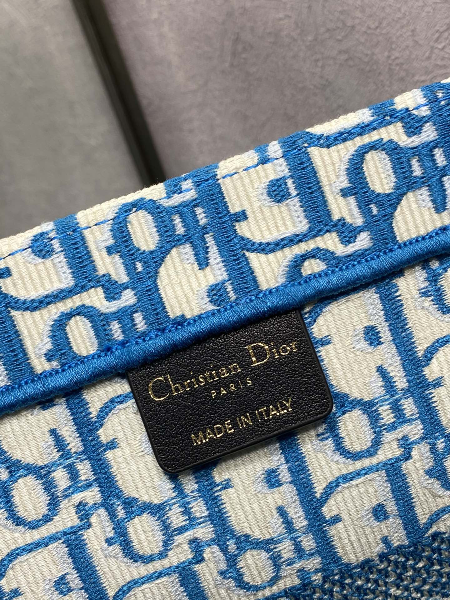 Dior Book Tote-小號36.5cm-淺藍老花