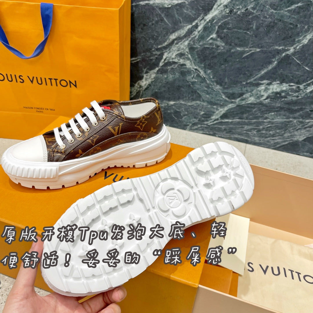 LV鞋-LV SQUAD 經典皮款