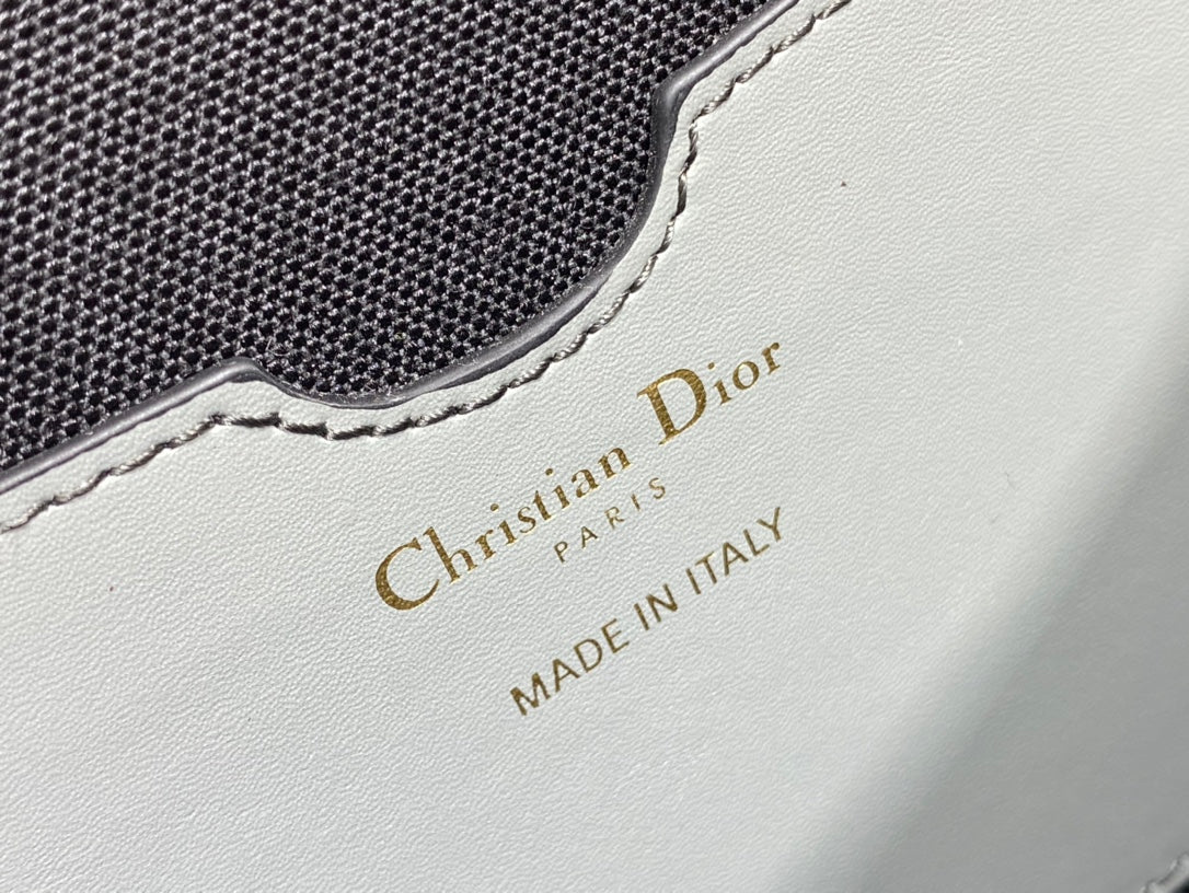 Dior Bobby-大號27cm-灰色老花