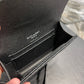 YSL 新品短夾 黑色黑扣
