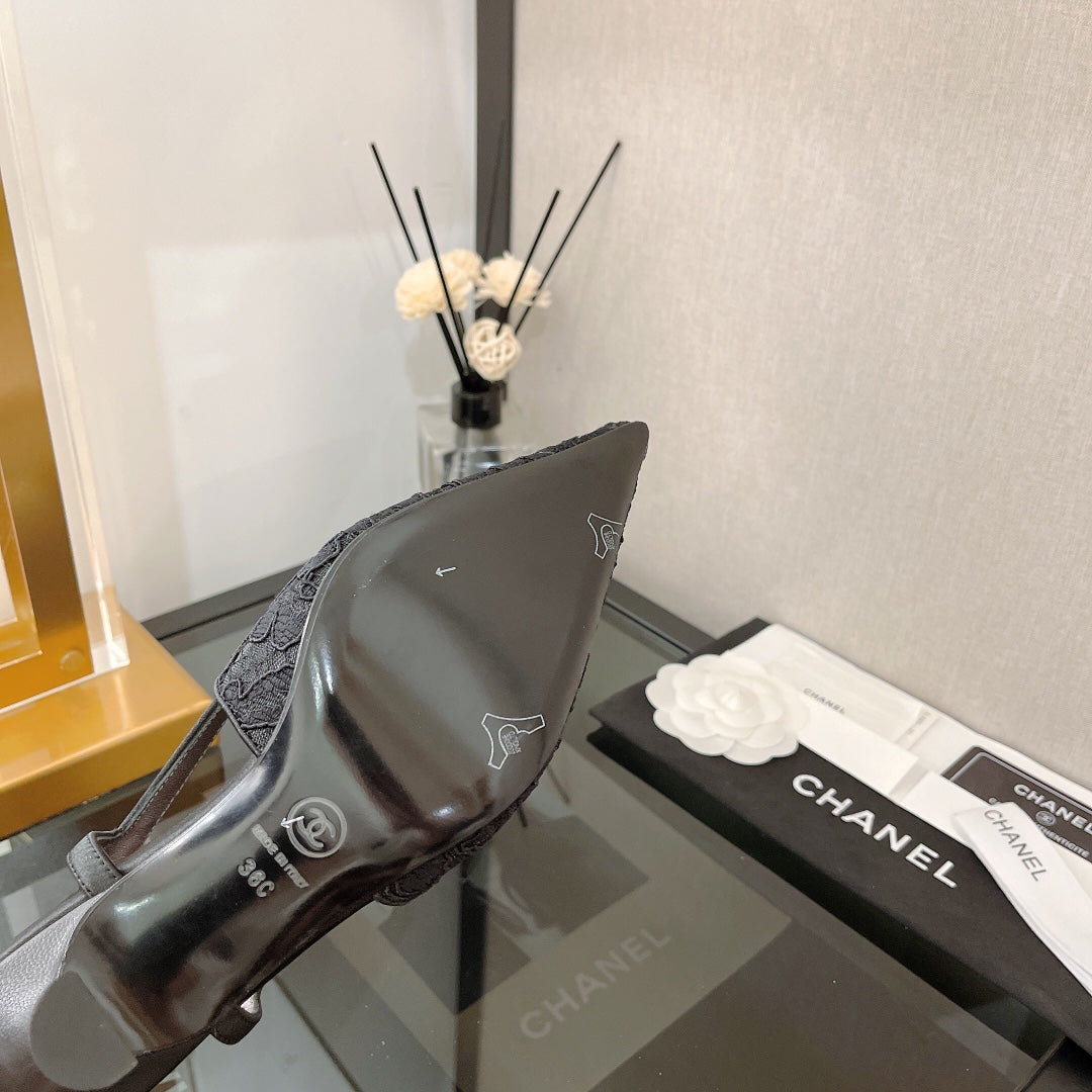 小香家-水鑽扣高跟鞋 中古系列 6.5cm